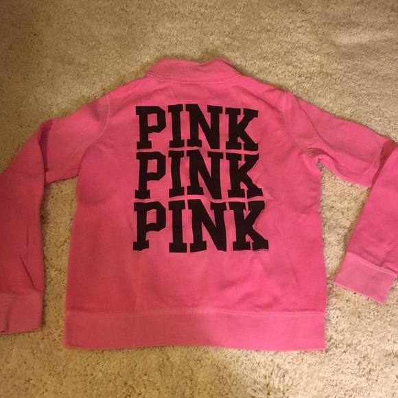 Victoria’s Secret Pink Quarter Zip Sweatshirt - Picture 5 of 5